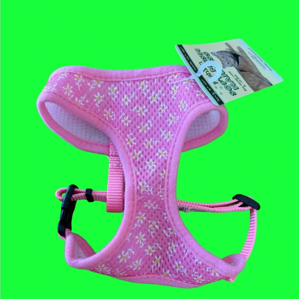Gooby Pink Mesh Dog/ Cat Harness